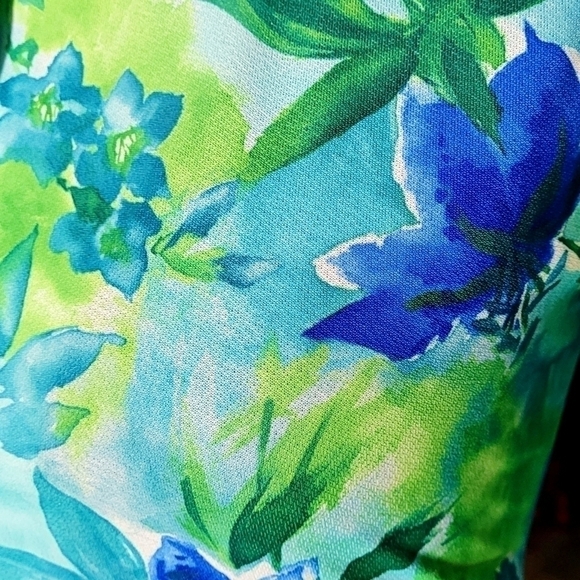 1960's lightweight Anthony Richards floral summer dress - Picture 9 of 9